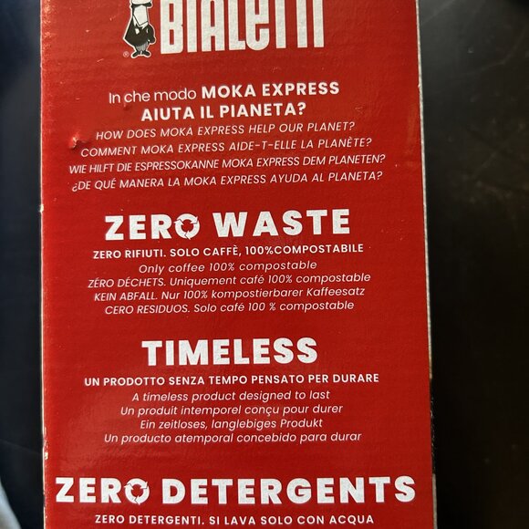 New! Bialetti Moka Stovetop Espresso Maker, 4-Cup - Picture 6 of 12